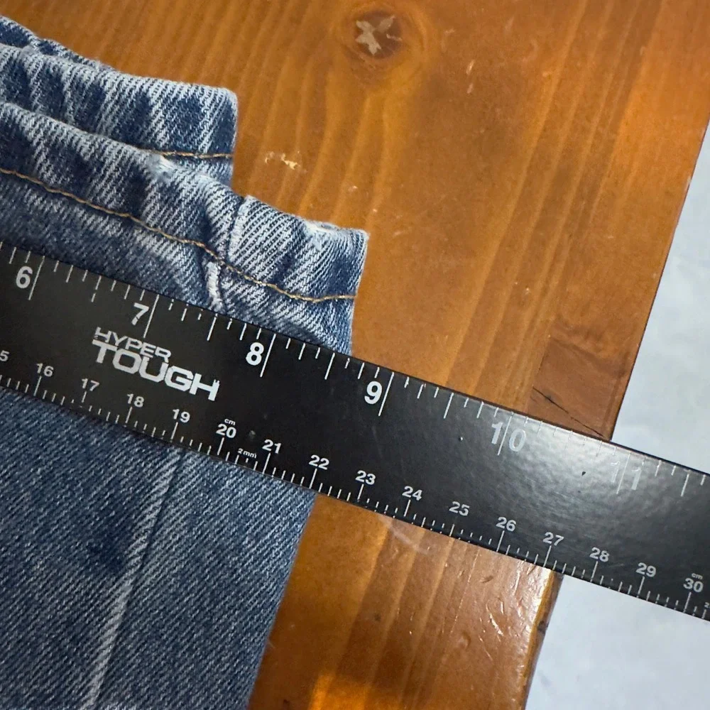Levi's 505 Regular Fit‎ Jeans Mens 38x29 Blue Baggy Distressed Grunge Streetwear